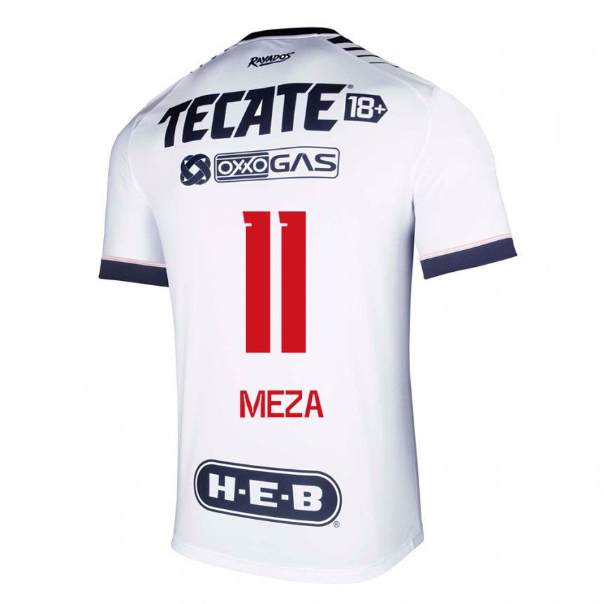 Damen Maximiliano Meza #11 Weißer Raum Heimtrikot Trikot 2022/23 T-shirt Belgien
