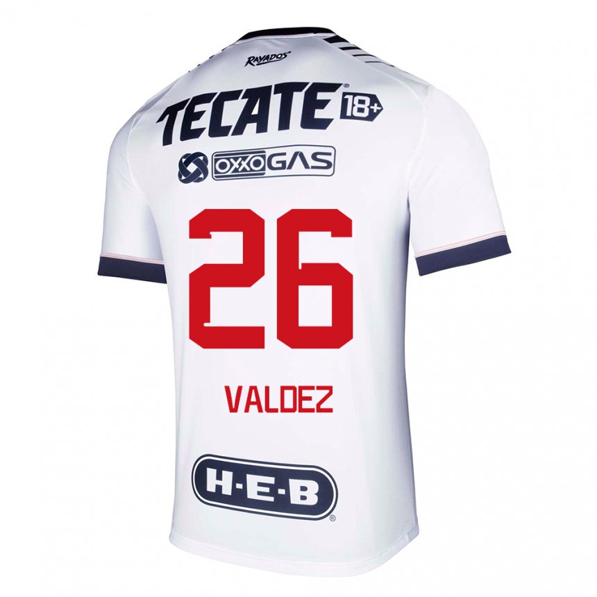 Femme Maillot Valeria Valdez #26 Espace Blanc Tenues Domicile 2022/23 T-shirt Belgique