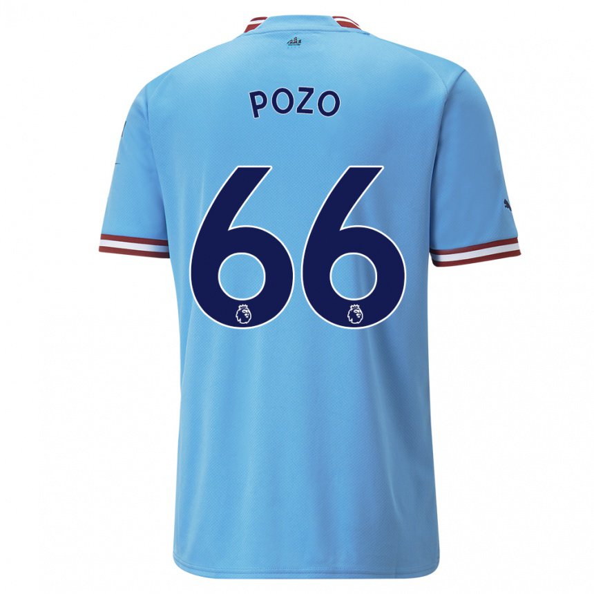 Damen Iker Pozo #66 Blau Rot Heimtrikot Trikot 2022/23 T-shirt Belgien
