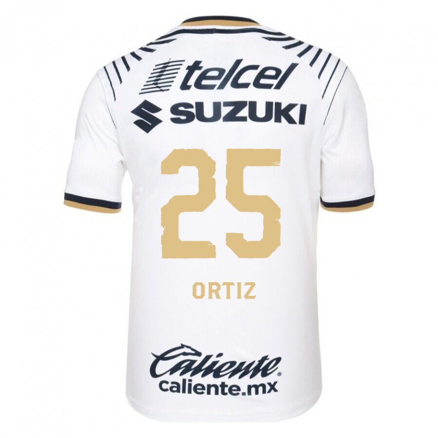 Damen Arturo Ortiz #25 Weißes Denim Heimtrikot Trikot 2022/23 T-shirt Belgien