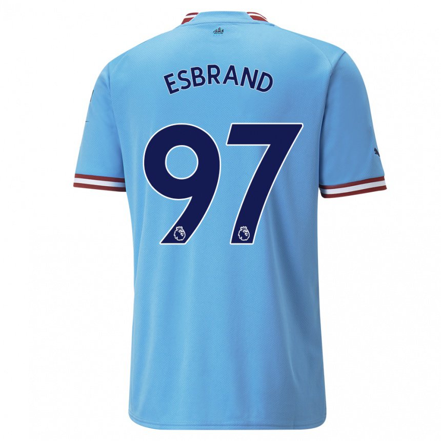 Damen Josh Wilson-esbrand #97 Blau Rot Heimtrikot Trikot 2022/23 T-shirt Belgien