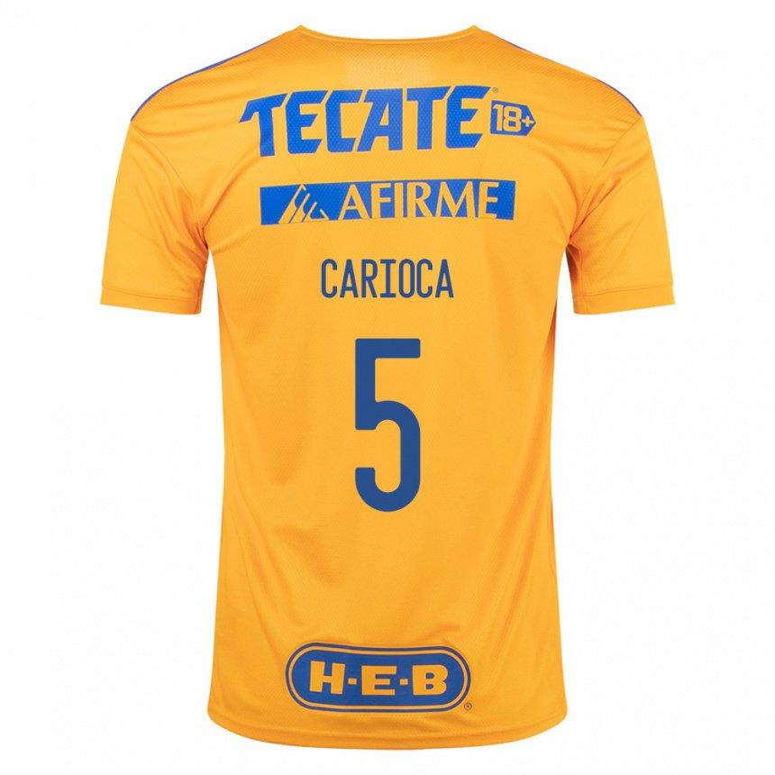 Damen Rafael Carioca #5 Hummel Gelb Heimtrikot Trikot 2022/23 T-shirt Belgien