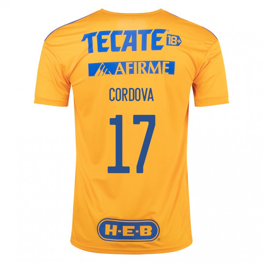 Damen Sebastian Cordova #17 Hummel Gelb Heimtrikot Trikot 2022/23 T-shirt Belgien