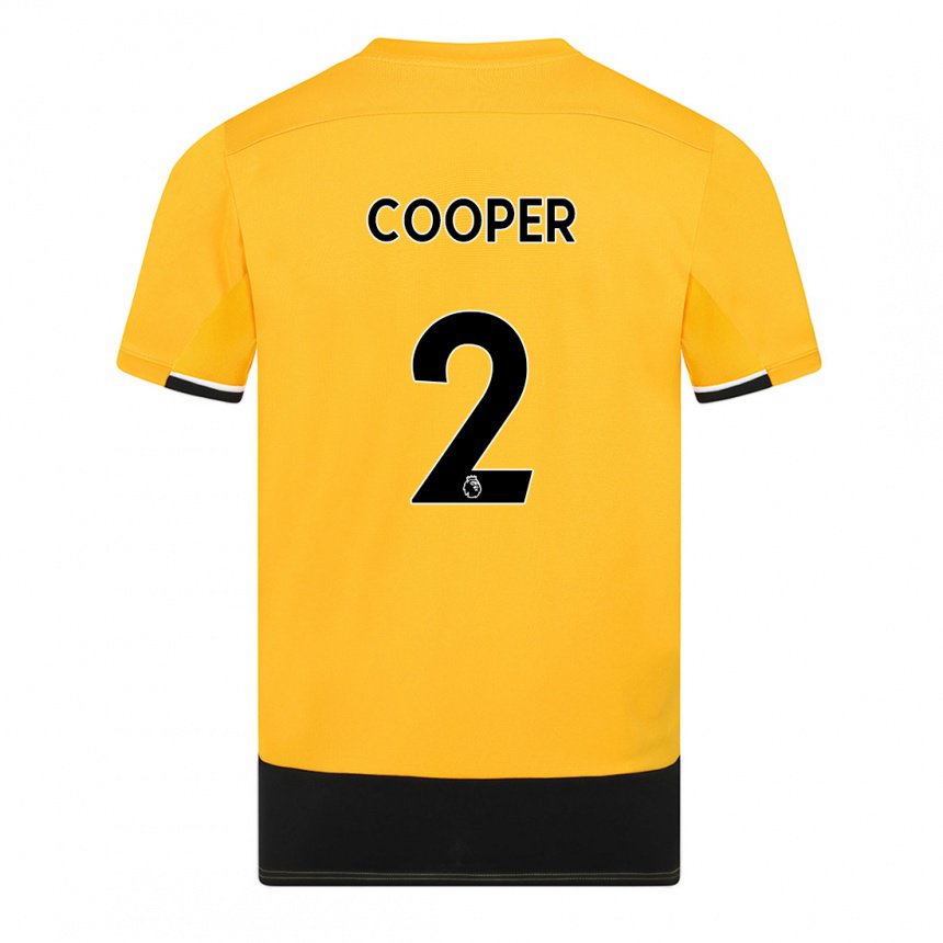 Damen Laura Cooper #2 Gelb Schwarz Heimtrikot Trikot 2022/23 T-shirt Belgien