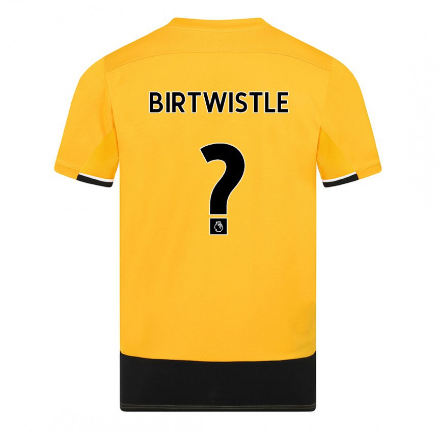 Damen Harry Birtwistle #0 Gelb Schwarz Heimtrikot Trikot 2022/23 T-shirt Belgien