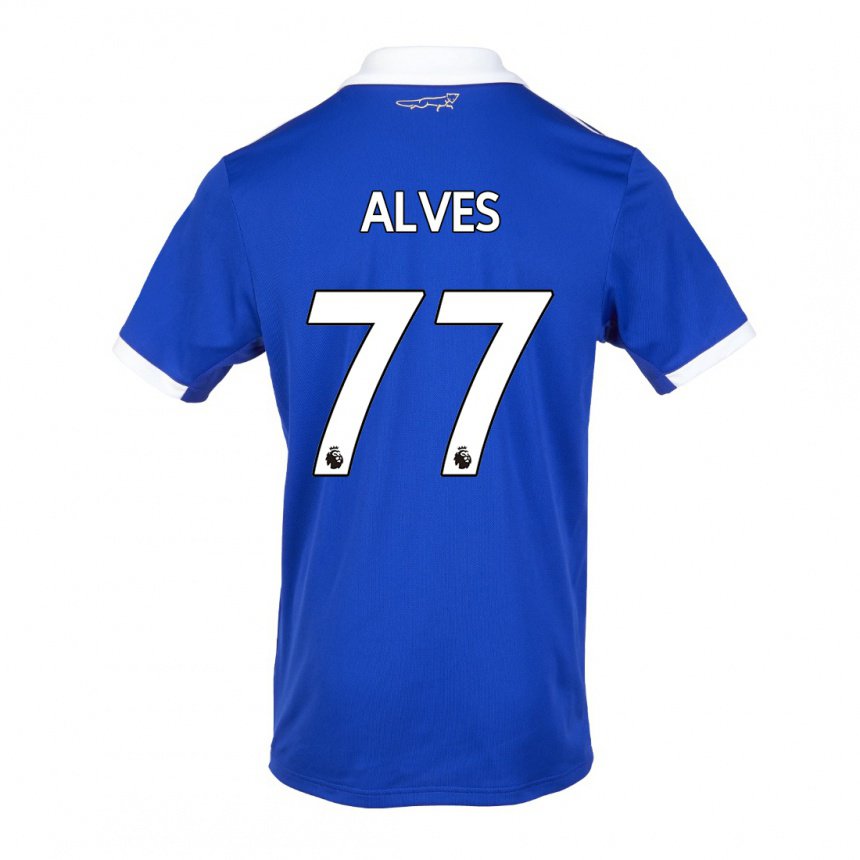 Femme Maillot Will Alves #77 Bleu Blanc Tenues Domicile 2022/23 T-shirt Belgique