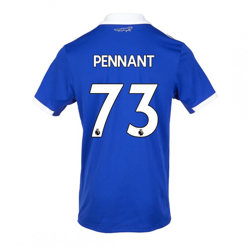 Damen Kian Pennant #73 Blau Weiss Heimtrikot Trikot 2022/23 T-shirt Belgien