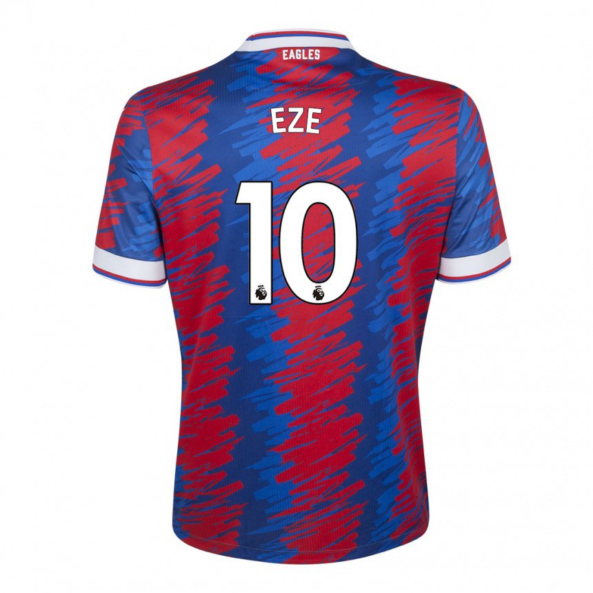 Damen Eberechi Eze #10 Rot Blau Heimtrikot Trikot 2022/23 T-shirt Belgien