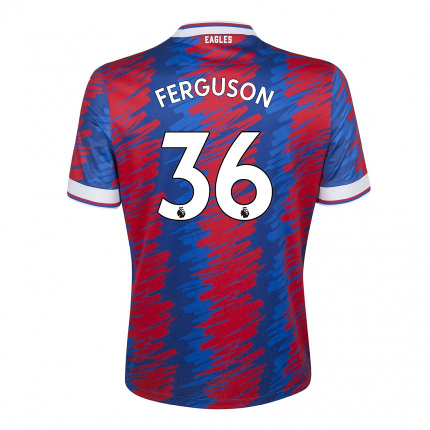 Damen Nathan Ferguson #36 Rot Blau Heimtrikot Trikot 2022/23 T-shirt Belgien