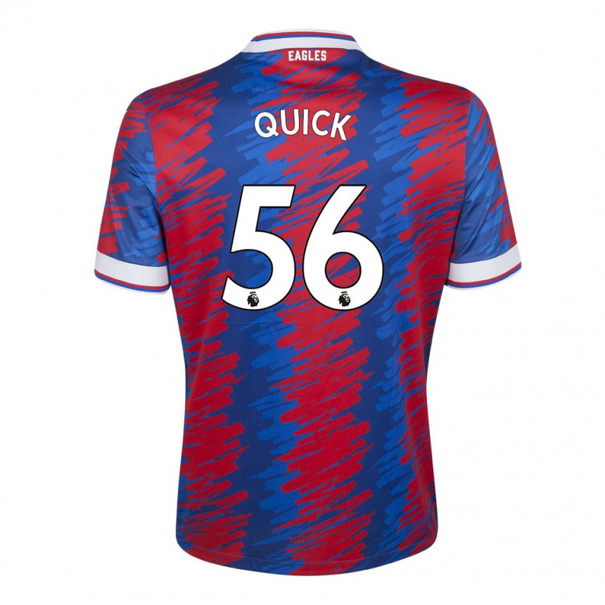 Damen Daniel Quick #56 Rot Blau Heimtrikot Trikot 2022/23 T-shirt Belgien