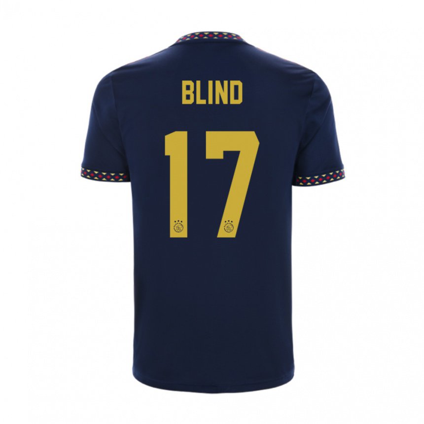 Femme Maillot Daley Blind #17 Bleu Foncé Tenues Extérieur 2022/23 T-shirt Belgique
