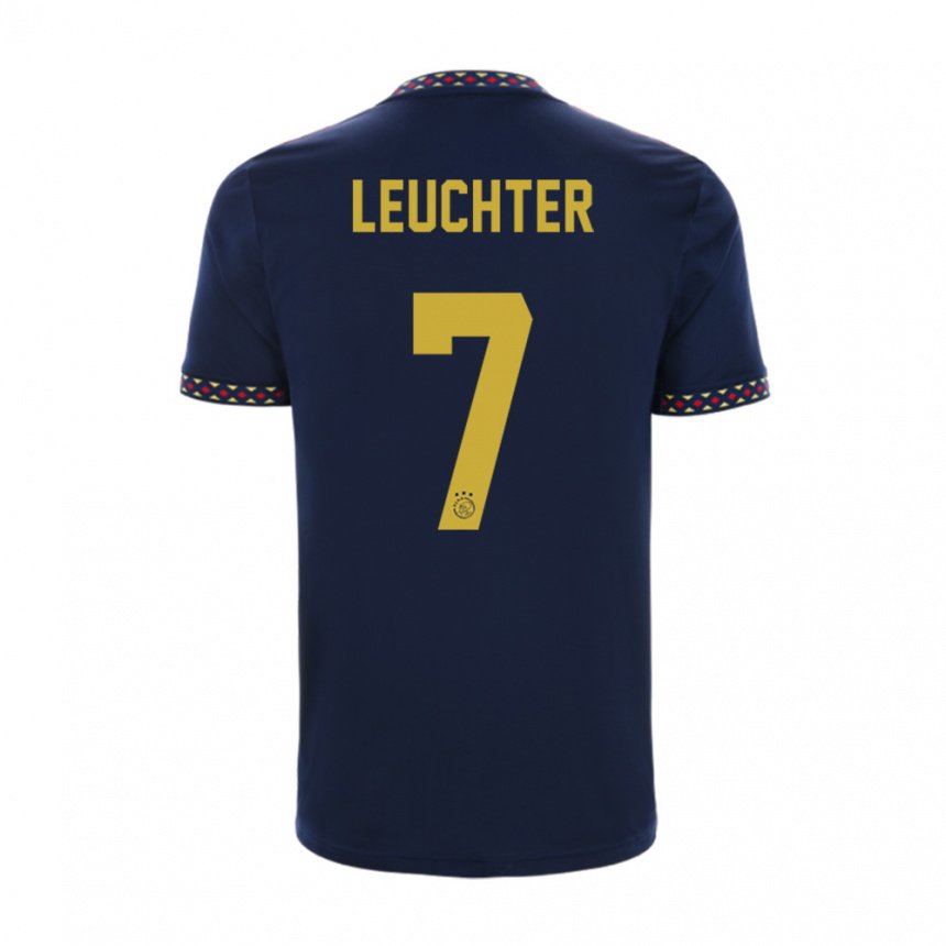 Damen Romée Leuchter #7 Dunkelblau Auswärtstrikot Trikot 2022/23 T-shirt Belgien
