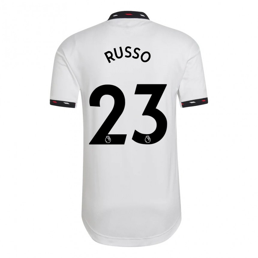 Damen Alessia Russo #23 Weiß Auswärtstrikot Trikot 2022/23 T-shirt Belgien