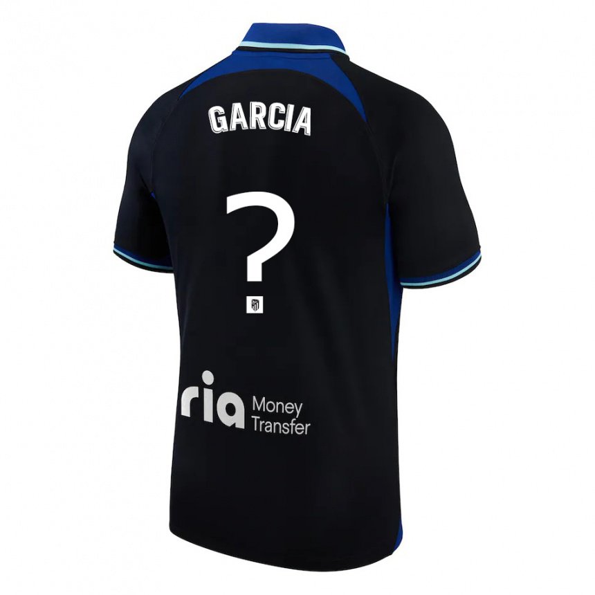 Damen Luciano Garcia #0 Schwarz Weiß Blau Auswärtstrikot Trikot 2022/23 T-shirt Belgien