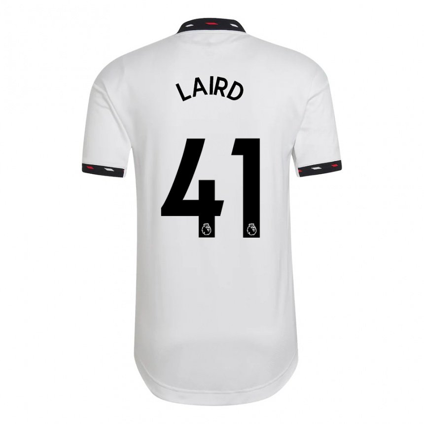 Damen Ethan Laird #41 Weiß Auswärtstrikot Trikot 2022/23 T-shirt Belgien