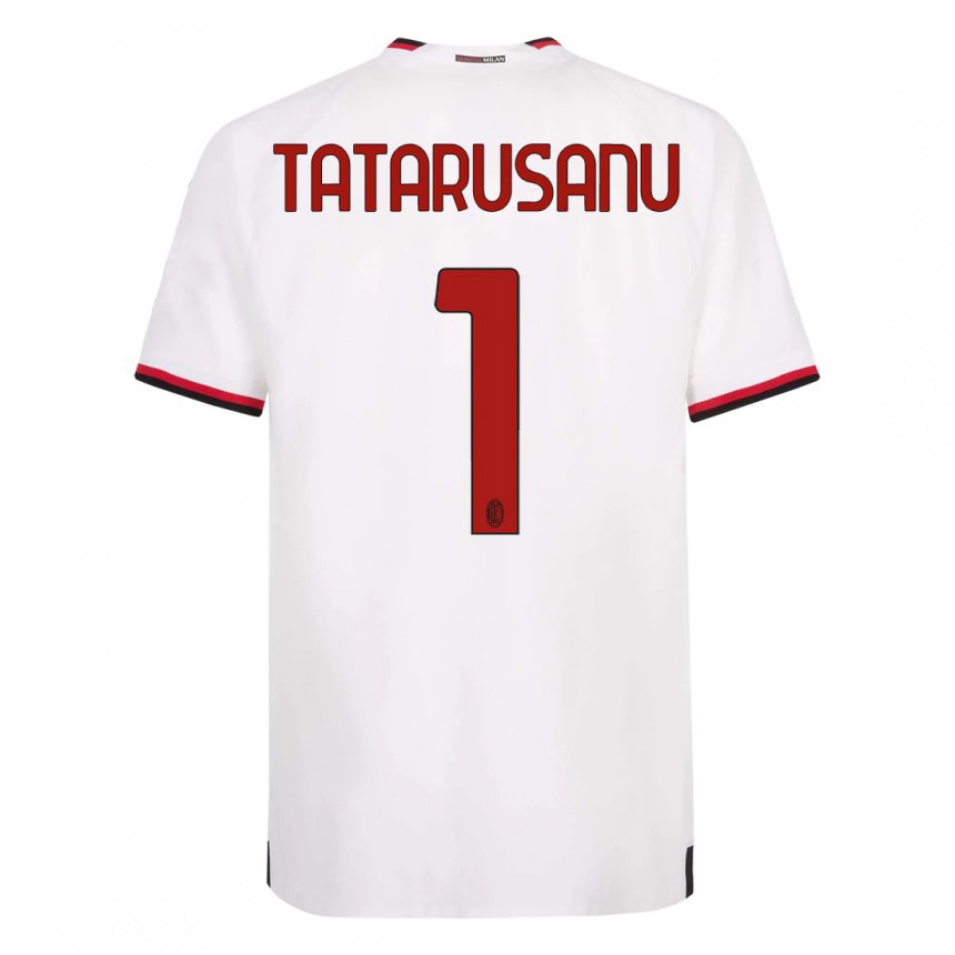 Femme Maillot Ciprian Tatarusanu #1 Blanc Rouge Tenues Extérieur 2022/23 T-shirt Belgique