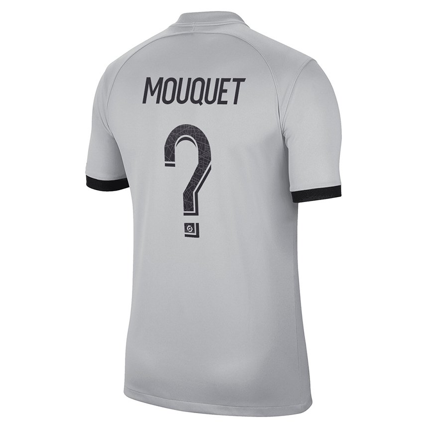 Femme Maillot Louis Mouquet #0 Gris Tenues Extérieur 2022/23 T-shirt Belgique