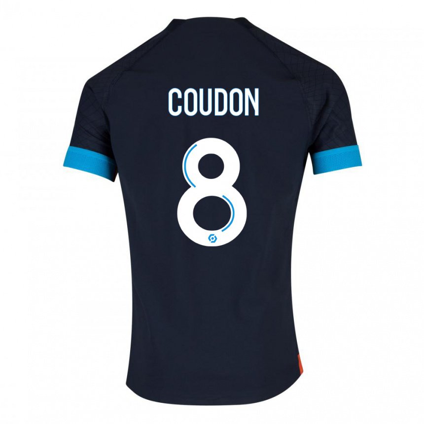 Damen Marine Coudon #8 Schwarz Olympia Auswärtstrikot Trikot 2022/23 T-shirt Belgien