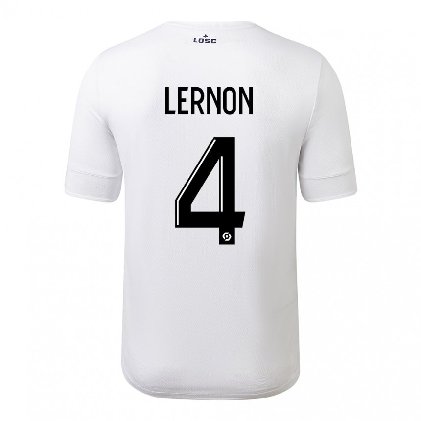 Damen Jessica Lernon #4 Weiß Purpur Auswärtstrikot Trikot 2022/23 T-shirt Belgien