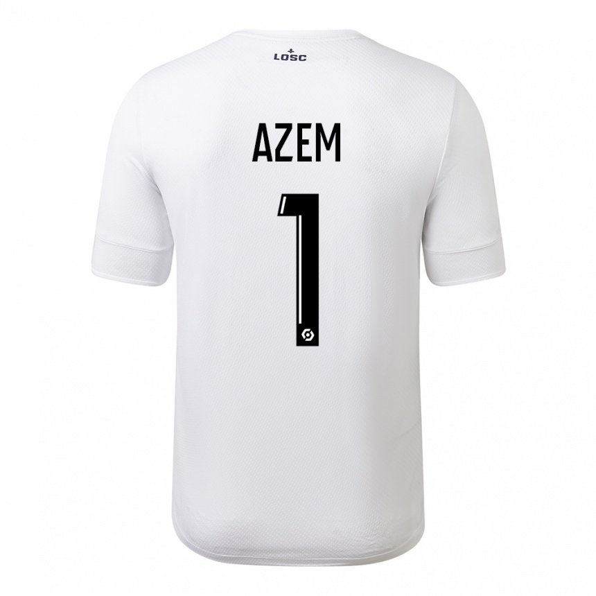 Damen Floriane Azem #1 Weiß Purpur Auswärtstrikot Trikot 2022/23 T-shirt Belgien