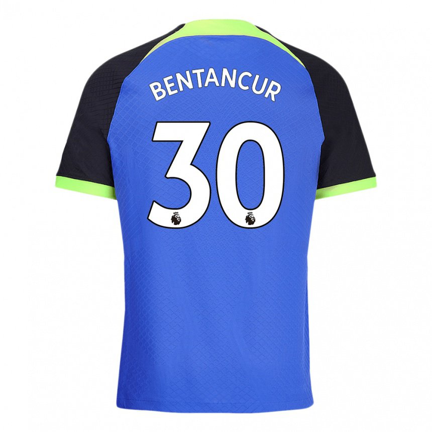 Damen Rodrigo Bentancur #30 Blau Grün Auswärtstrikot Trikot 2022/23 T-shirt Belgien