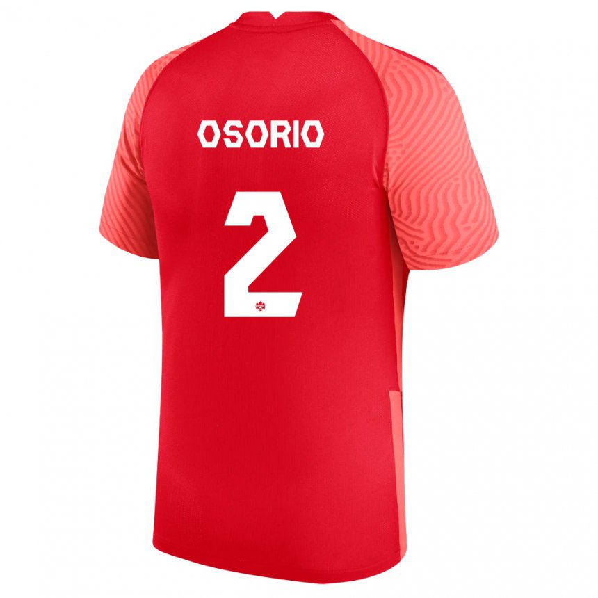 Enfant Maillot Canada Jonathan Osorio #21 Rouge Tenues Domicile 22-24 T-shirt Belgique