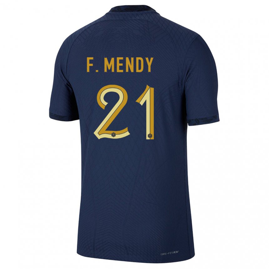 Kinder Französische Ferland Mendy #21 Marineblau Heimtrikot Trikot 22-24 T-shirt Belgien