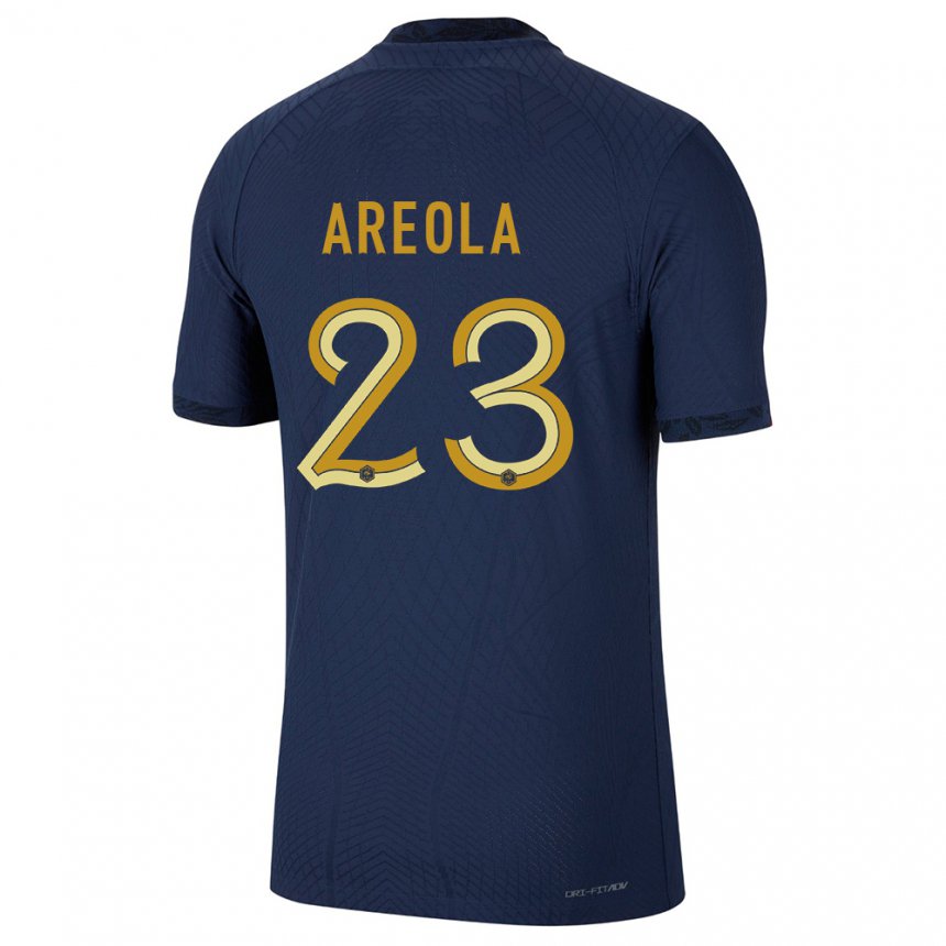 Kinder Französische Alphonse Areola #23 Marineblau Heimtrikot Trikot 22-24 T-shirt Belgien