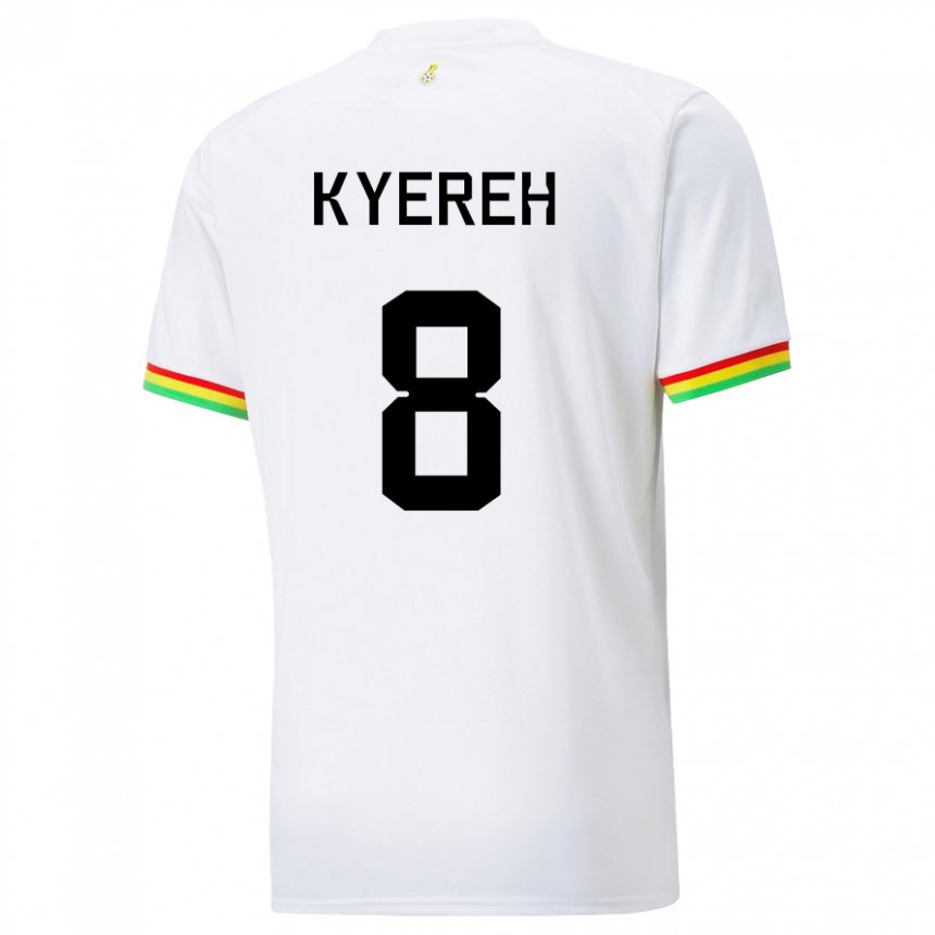 Enfant Maillot Ghana Daniel-kofi Kyereh #8 Blanc Tenues Domicile 22-24 T-shirt Belgique