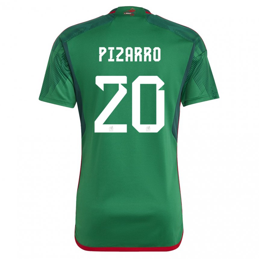 Kinder Mexikanische Rodolfo Pizarro #20 Grün Heimtrikot Trikot 22-24 T-shirt Belgien
