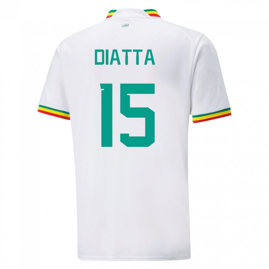 Kinder Senegalesische Krepin Diatta #15 Weiß Heimtrikot Trikot 22-24 T-shirt Belgien