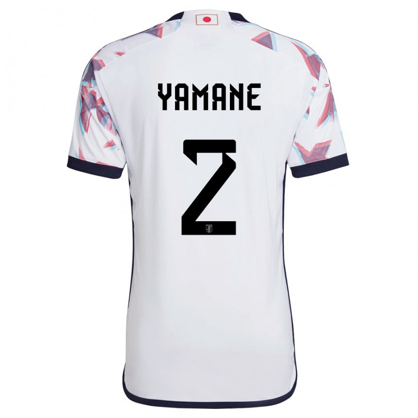Kinder Japanische Miki Yamane #2 Weiß Auswärtstrikot Trikot 22-24 T-shirt Belgien