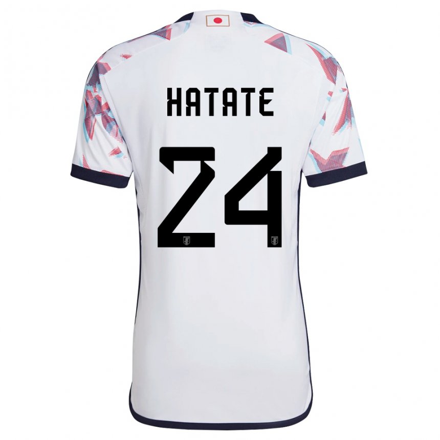 Enfant Maillot Japon Reo Hatate #24 Blanc Tenues Extérieur 22-24 T-shirt Belgique
