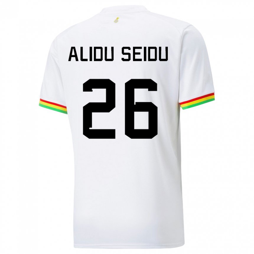 Heren Ghanees Alidu Seidu #26 Wit Thuisshirt Thuistenue 22-24 T-shirt België