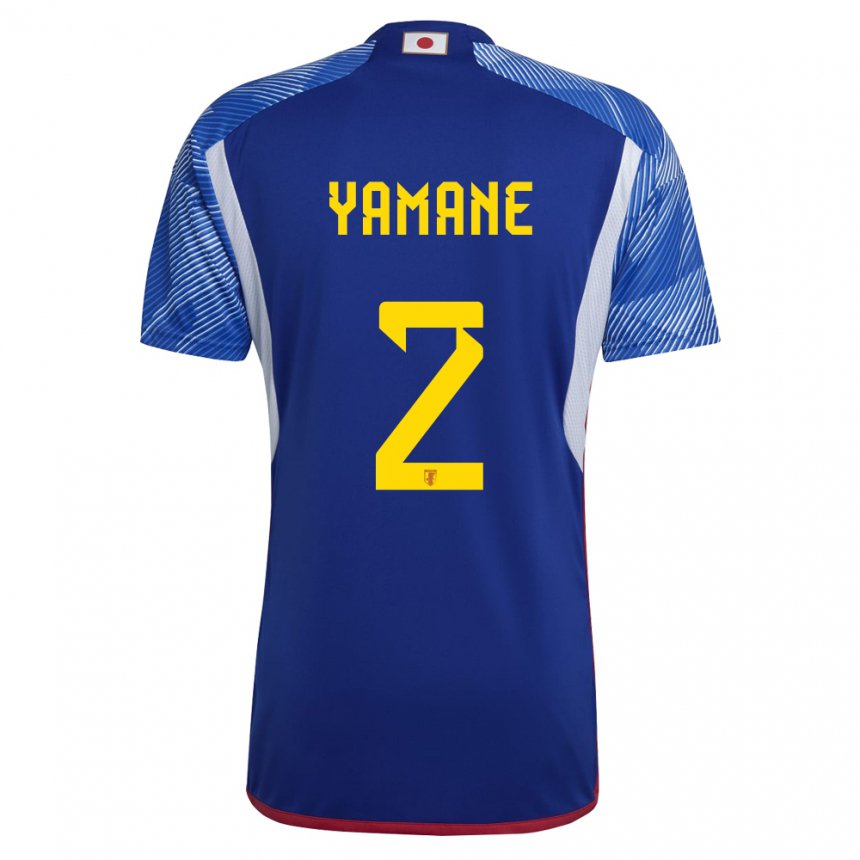 Homme Maillot Japon Miki Yamane #2 Bleu Royal Tenues Domicile 22-24 T-shirt Belgique
