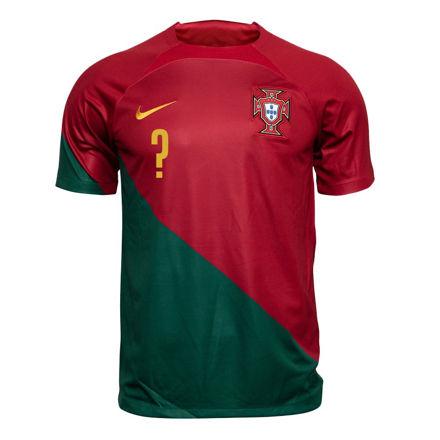 Herren Portugiesische Ihren Namen #0 Rot Grün Heimtrikot Trikot 22-24 T-shirt Belgien
