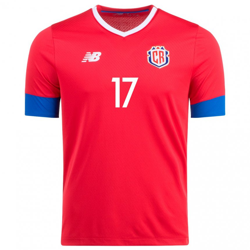 Herren Costa-ricanische Roan Wilson #17 Rot Heimtrikot Trikot 22-24 T-shirt Belgien