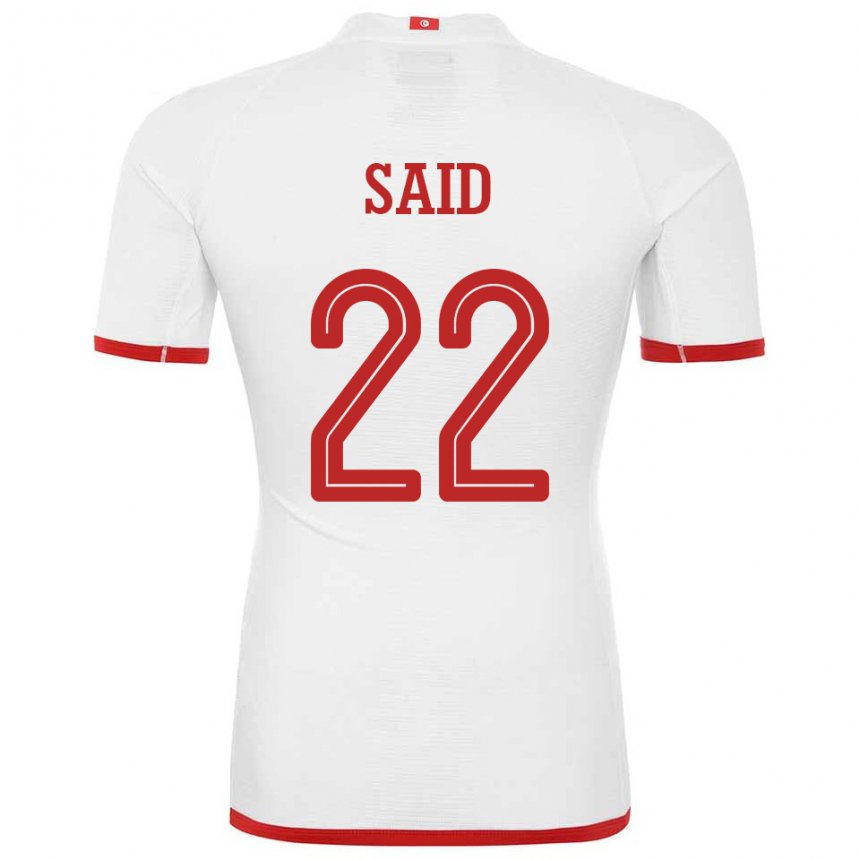 Herren Tunesische Bechir Ben Said #22 Weiß Auswärtstrikot Trikot 22-24 T-shirt Belgien