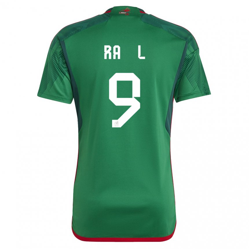 Damen Mexikanische Raul Jimenez #9 Grün Heimtrikot Trikot 22-24 T-shirt Belgien