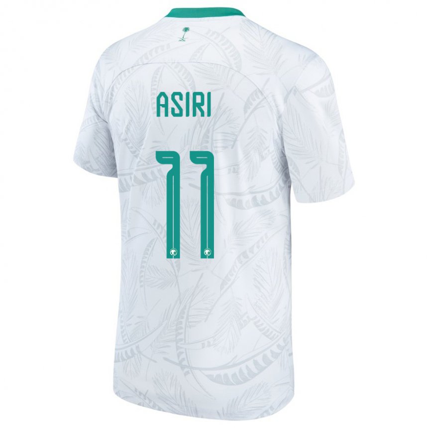 Damen Saudi-arabische Haitham Asiri #11 Weiß Heimtrikot Trikot 22-24 T-shirt Belgien