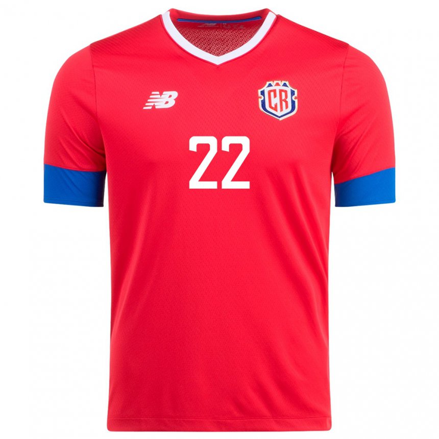 Damen Costa-ricanische Carlos Martinez #22 Rot Heimtrikot Trikot 22-24 T-shirt Belgien