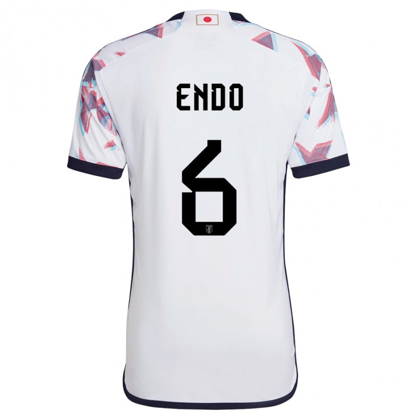 Dames Japans Wataru Endo #6 Wit Uitshirt Uittenue 22-24 T-shirt België