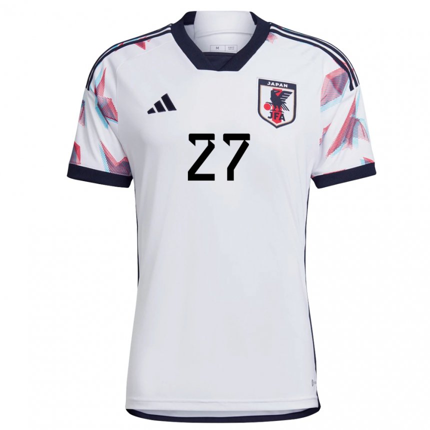 Damen Japanische Yuki Soma #27 Weiß Auswärtstrikot Trikot 22-24 T-shirt Belgien