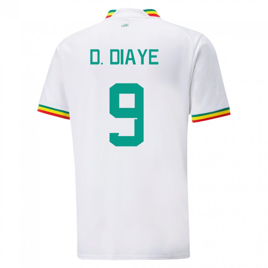 Kinder Senegalesische Dialy N Diaye #9 Weiß Heimtrikot Trikot 22-24 T-shirt Belgien