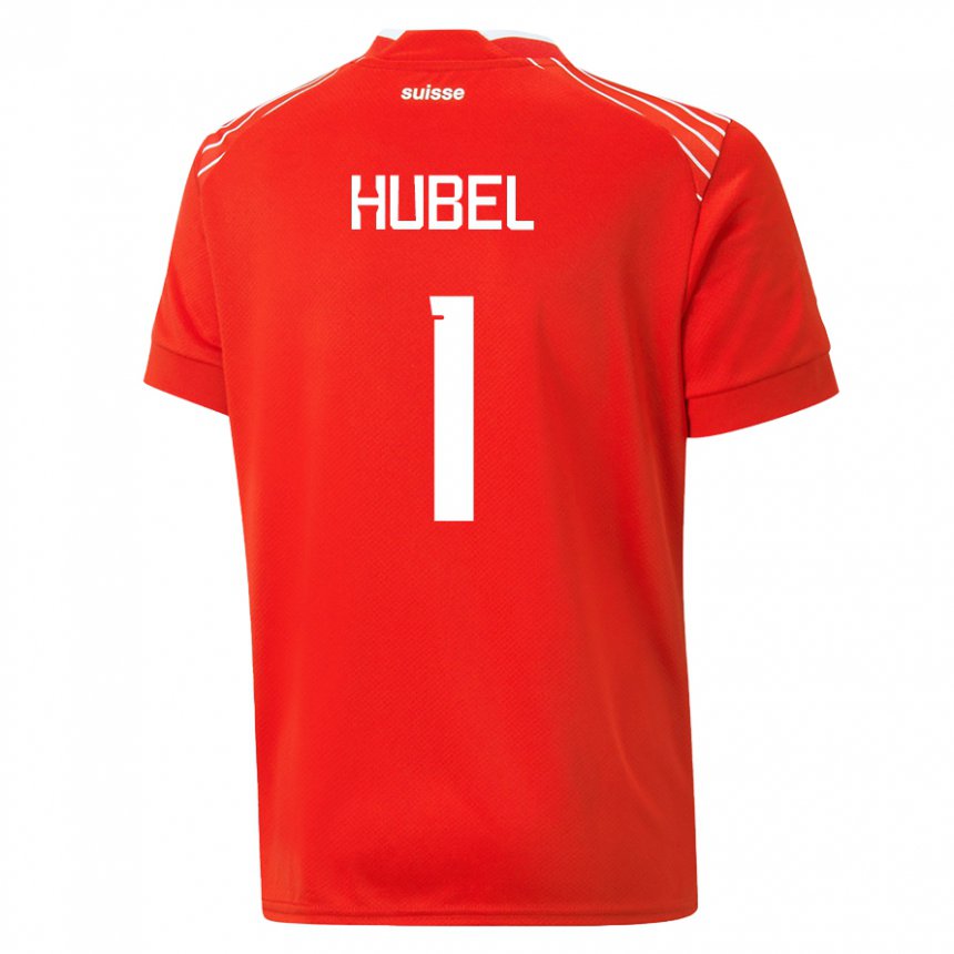 Kinder Schweizer Marvin Hubel #1 Rot Heimtrikot Trikot 22-24 T-shirt Belgien
