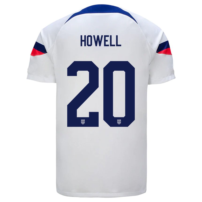 Kinder Us-amerikanische Jaelin Howell #20 Weiß Heimtrikot Trikot 22-24 T-shirt Belgien