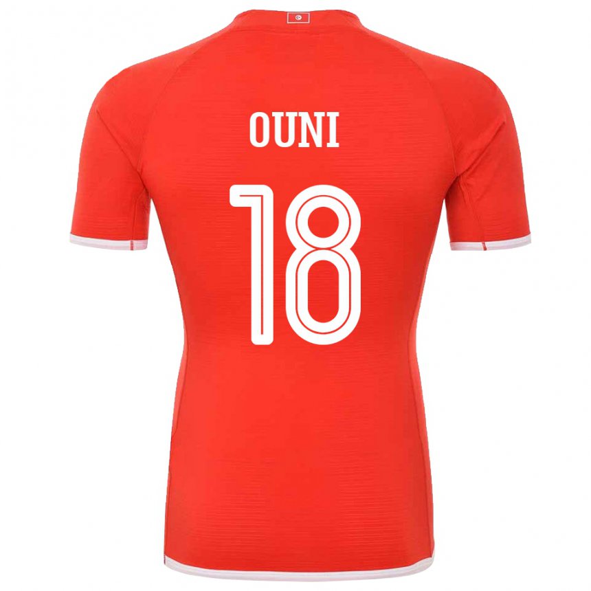 Kinder Tunesische Samia Ouni #18 Rot Heimtrikot Trikot 22-24 T-shirt Belgien