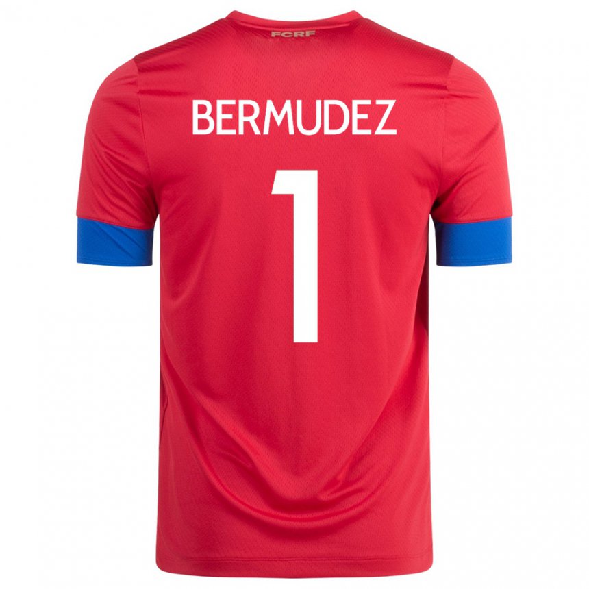 Kinder Costa-ricanische Noelia Bermudez #1 Rot Heimtrikot Trikot 22-24 T-shirt Belgien