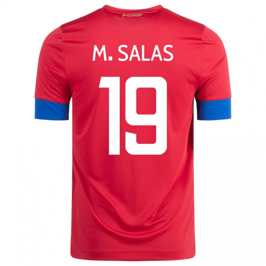 Kinder Costa-ricanische Maria Paula Salas #19 Rot Heimtrikot Trikot 22-24 T-shirt Belgien