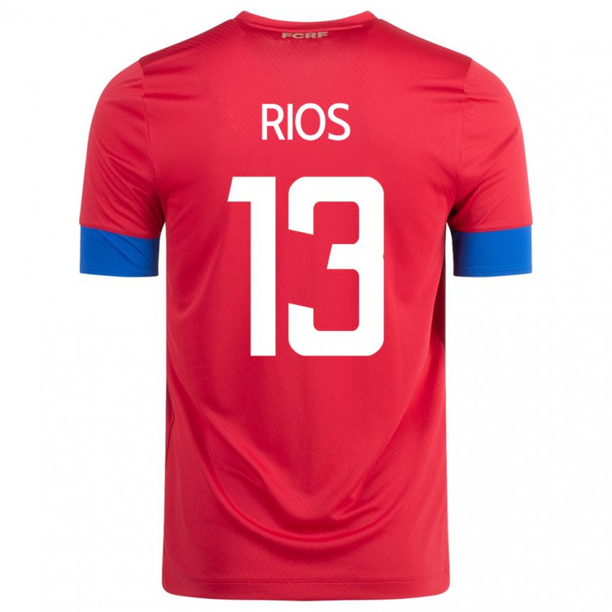Enfant Maillot Costa Rica Keral Rios #13 Rouge Tenues Domicile 22-24 T-shirt Belgique